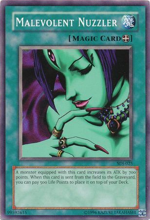 Malevolent Nuzzler - SDJ-025 - Common Unlimited Starter Deck: Joey [SDJ] Unlimited Singles