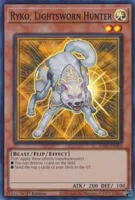 Ryko, Lightsworn Hunter - RA02-EN003 - Super Rare 1st Edition Rarity Collection II Singles