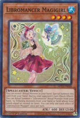 Libromancer Magigirl - MP23-EN044 - Common 1st Edition Mega Tin 2023 Dueling Heroes Singles