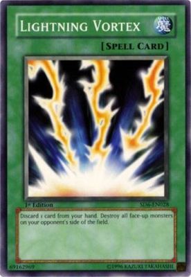 Lightning Vortex - SD6-EN028 - Common 1st Edition Structure Deck: Spellcaster&#39;s Judgment [SD6] 1st Edition Singles