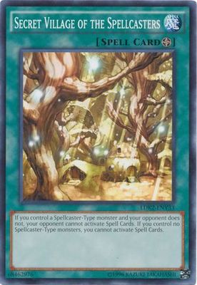 SJ Secret Village of the Spellcasters - LDK2-ENY33 - Common Unlimited Legendary Decks II - Yugi Unlimited Singles