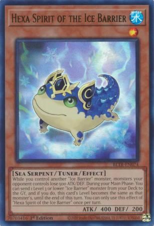Hexa Spirit of the Ice Barrier - BLTR-EN074 - Ultra Rare 1st Edition Battles of Legend: Terminal Revenge 1st Edition Singles