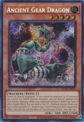 Ancient Gear Dragon - BLTR-EN048 - Secret Rare 1st Edition Battles of Legend: Terminal Revenge 1st Edition Singles
