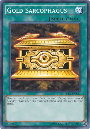 Gold Sarcophagus - LDK2-ENY22 - Common Unlimited Legendary Decks II - Yugi Unlimited Singles