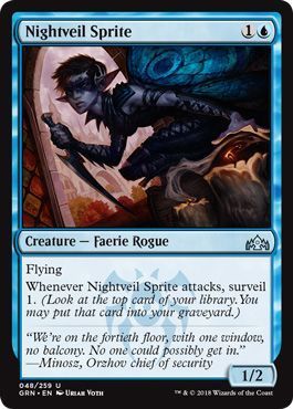Nightveil Sprite 048/259 Guilds of Ravnica Singles(Español)