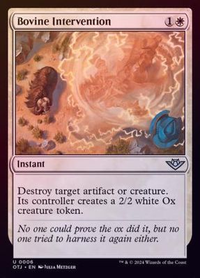 Bovine Intervention 0006 - Foil Outlaws of Thunder Junction Foil Singles