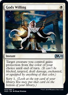 Gods Willing 019/280 Magic 2020 (M20) Singles