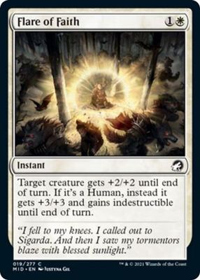 Flare of Faith 019/277 Innistrad: Midnight Hunt Singles
