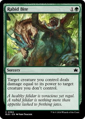 Rabid Bite - Bloomburrow (BLB) Bloomburrow