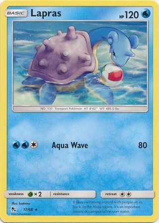 Lapras - 17/68 - Rare Hidden Fates Singles