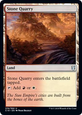 Stone Quarry 276/302 Commander 2019 Singles
