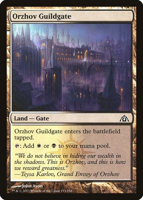 Orzhov Guildgate 153/156 - Dragon&#39;s Maze (DGM) Dragon&#39;s Maze