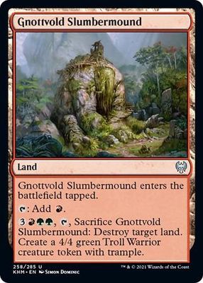Gnottvold Slumbermound 258/285 Kaldheim Singles