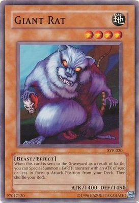 Giant Rat - SYE-020 - Common Unlimited Starter Deck: Yugi Evolution [SYE] Unlimited Singles