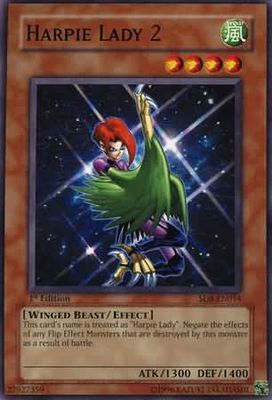 Harpie Lady 2 - SD8-EN014 - Common 1st Edition Structure Deck: Lord of the Storm [SD8] 1st Edition Singles