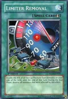 Limiter Removal - SD10-EN025 - Common 1st Edition Structure Deck: Machine Re-Volt 1st Edition Singles