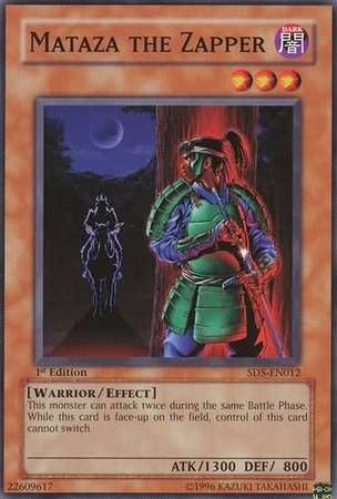 Mataza the Zapper - SD5-EN012 - Common 1st Edition Structure Deck: Warrior&#39;s Triumph 1st Edition Singles