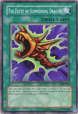 The Flute of Summoning Dragon - SKE-031 - Common Unlimited Starter Deck: Kaiba Evolution [SKE] Unlimited Singles