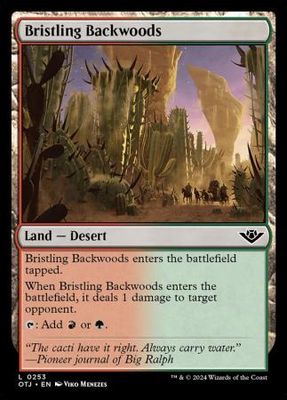 Bristling Backwoods 0253 Outlaws of Thunder Junction Singles(Español)