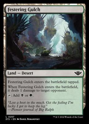 Festering Gulch 0257 Outlaws of Thunder Junction Singles(Español)
