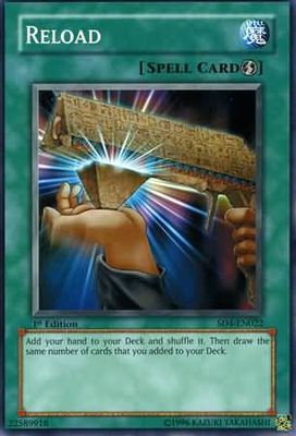 Reload - SD4-EN022 - Common 1st Edition Structure Deck: Fury from the Deep 1st Edition Singles