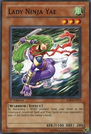 Lady Ninja Yae - SD8-EN011 - Common 1st Edition Structure Deck: Lord of the Storm [SD8] 1st Edition Singles