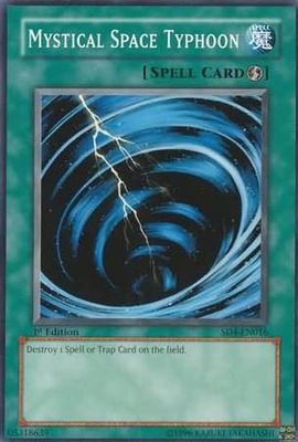 Mystical Space Typhoon - SD4-EN016 - Common 1st Edition Structure Deck: Fury from the Deep 1st Edition Singles