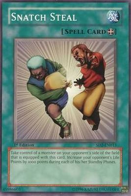 Snatch Steal - SD2-EN013 - Common 1st Edition Structure Deck: Zombie Madness 1st Edition Singles