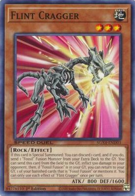 Flint Cragger - SGX4-END03 - Common 1st Edition Speed Duel GX: Midterm Destruction Singles