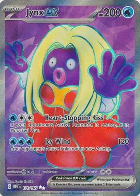 SJ Jynx ex - 191/165 - Full Art Secret Rare Scarlet &amp; Violet 151 Singles