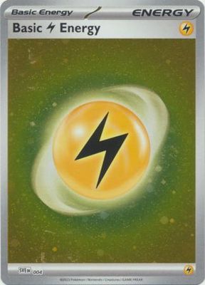 SJ Basic Lightning Energy - SVE004 - Galaxy Holo Scarlet &amp; Violet 151 Singles