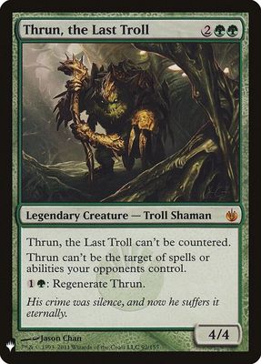 Thrun, the Last Troll - The List Reprints (LIST) The List Reprints