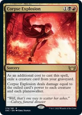 Corpse Explosion - Streets of New Capenna (SNC) Streets of New Capenna Foil