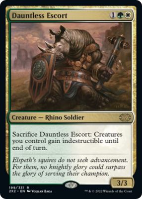 Dauntless Escort - Double Masters 2022 (2X2) Double Masters 2022