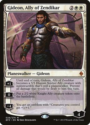 SJ Gideon, Ally of Zendikar - Battle for Zendikar (BFZ) Battle for Zendikar *Espanol*