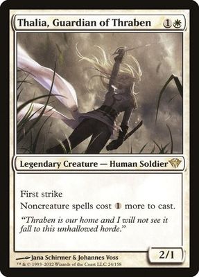 Thalia, Guardian of Thraben - Dark Ascension (DKA) Dark Ascension