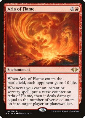 Aria of Flame - Modern Horizons (MH1) Modern Horizons