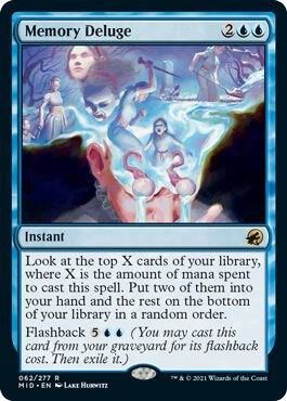 Memory Deluge - Innistrad: Midnight Hunt (MID) Innistrad: Midnight Hunt