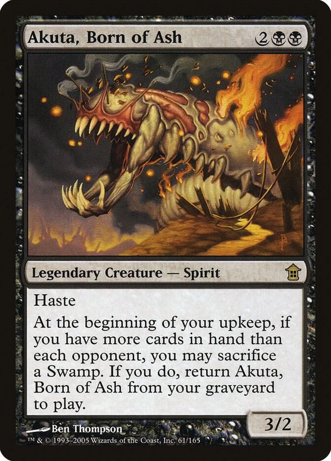 Akuta, Born of Ash - Saviors of Kamigawa (SOK) Saviors of Kamigawa