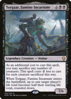 Torgaar, Famine Incarnate - Dominaria (DOM) Dominaria