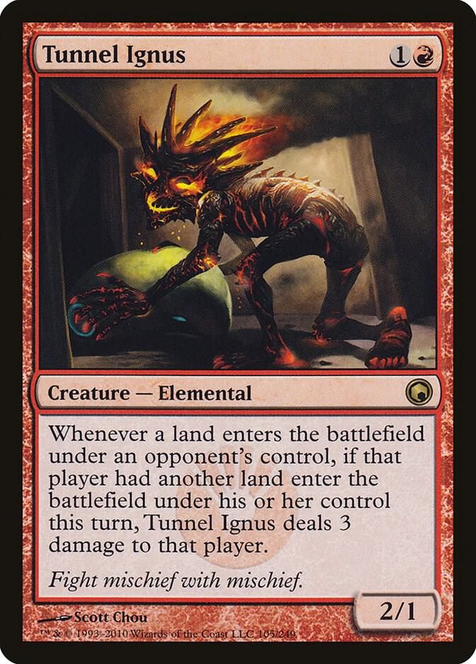 Tunnel Ignus - Scars of Mirrodin (SOM) Scars of Mirrodin