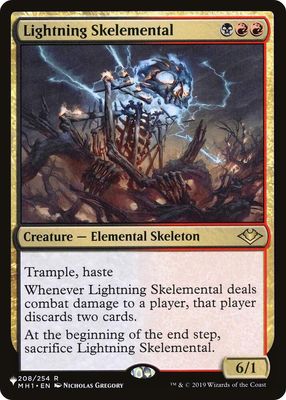 Lightning Skelemental - The List Reprints (LIST) The List Reprints