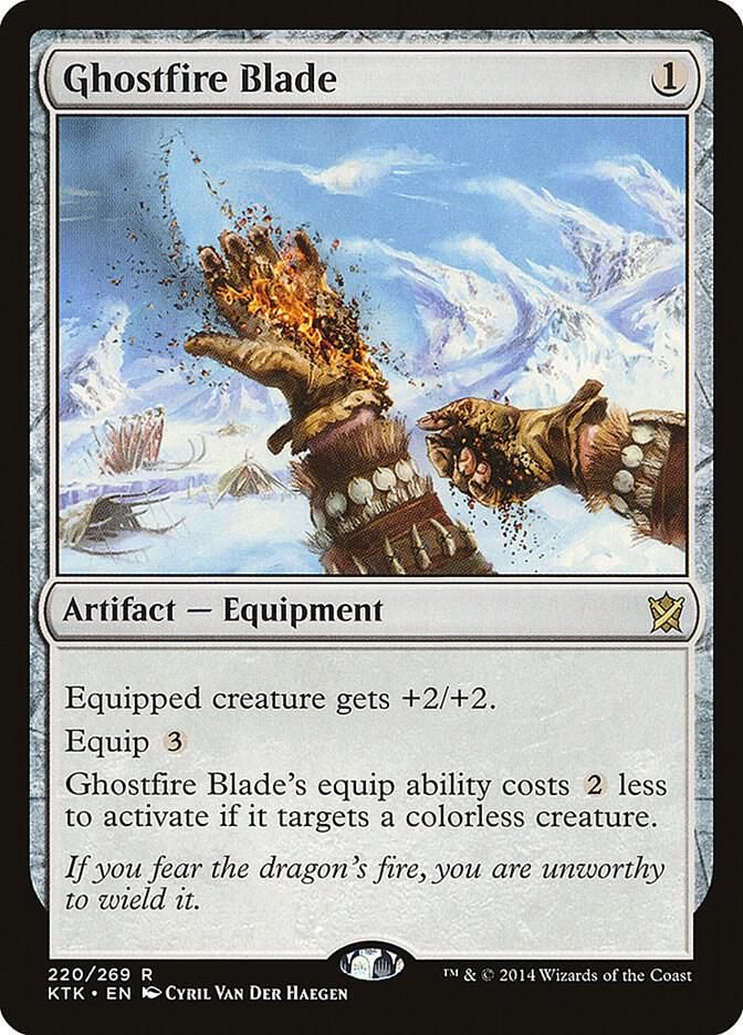 Ghostfire Blade - Khans of Tarkir (KTK) Khans of Tarkir Foil