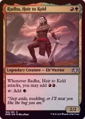 Radha, Heir to Keld 196/261 - Foil Dominaria Remastered Foil Singles