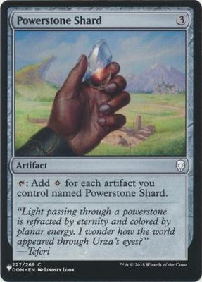 Powerstone Shard 227/269 - The List The List Singles