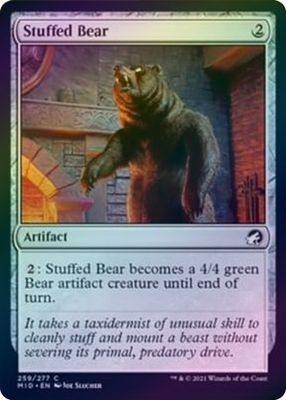 Stuffed Bear 259/277 - Foil Innistrad: Midnight Hunt Foil Singles