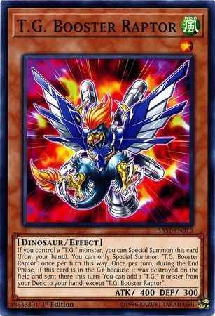 T.G. Booster Raptor - SAST-EN010 - Common 1st Edition Savage Strike 1st Edition Singles *Espanol*