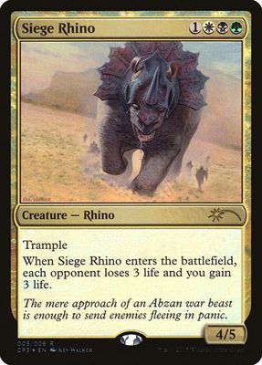 Siege Rhino - Unique and Miscellaneous Promos (UMP) Unique and Miscellaneous Promos Foil