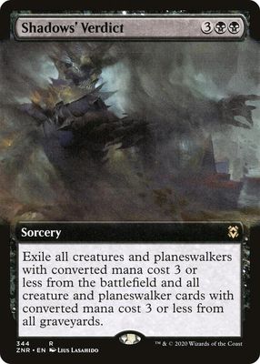 Shadows&#39; Verdict (Extended Art) - Zendikar Rising (ZNR) Zendikar Rising