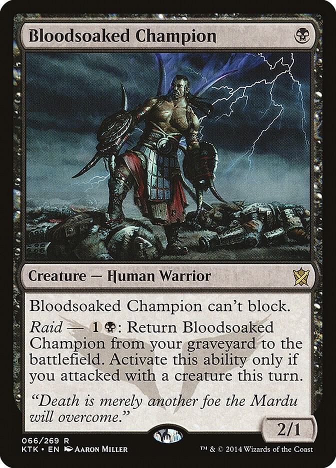 Bloodsoaked Champion - Khans of Tarkir (KTK) Khans of Tarkir